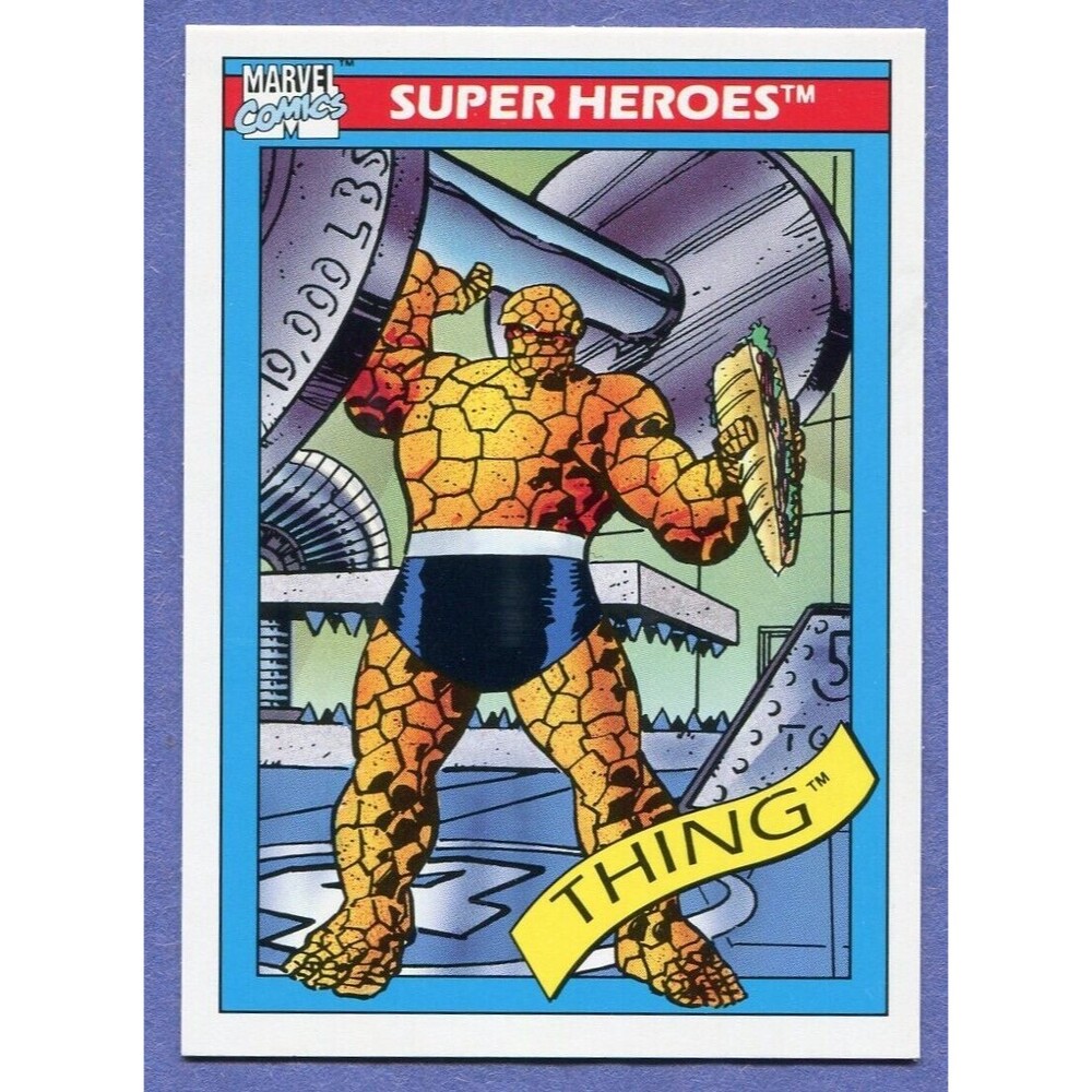 1990 Marvel Universe Card - #6 The Thing